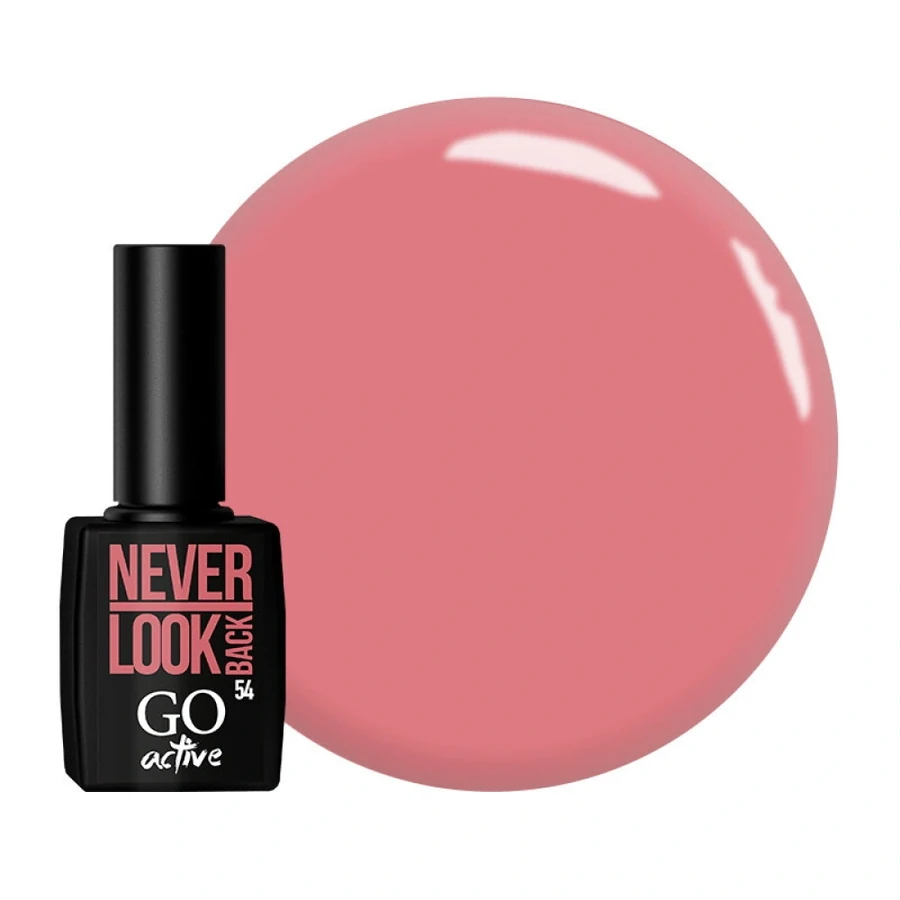 Гель-лак GO Active Gel Polish 054 кораловий крем, емаль 10 мл