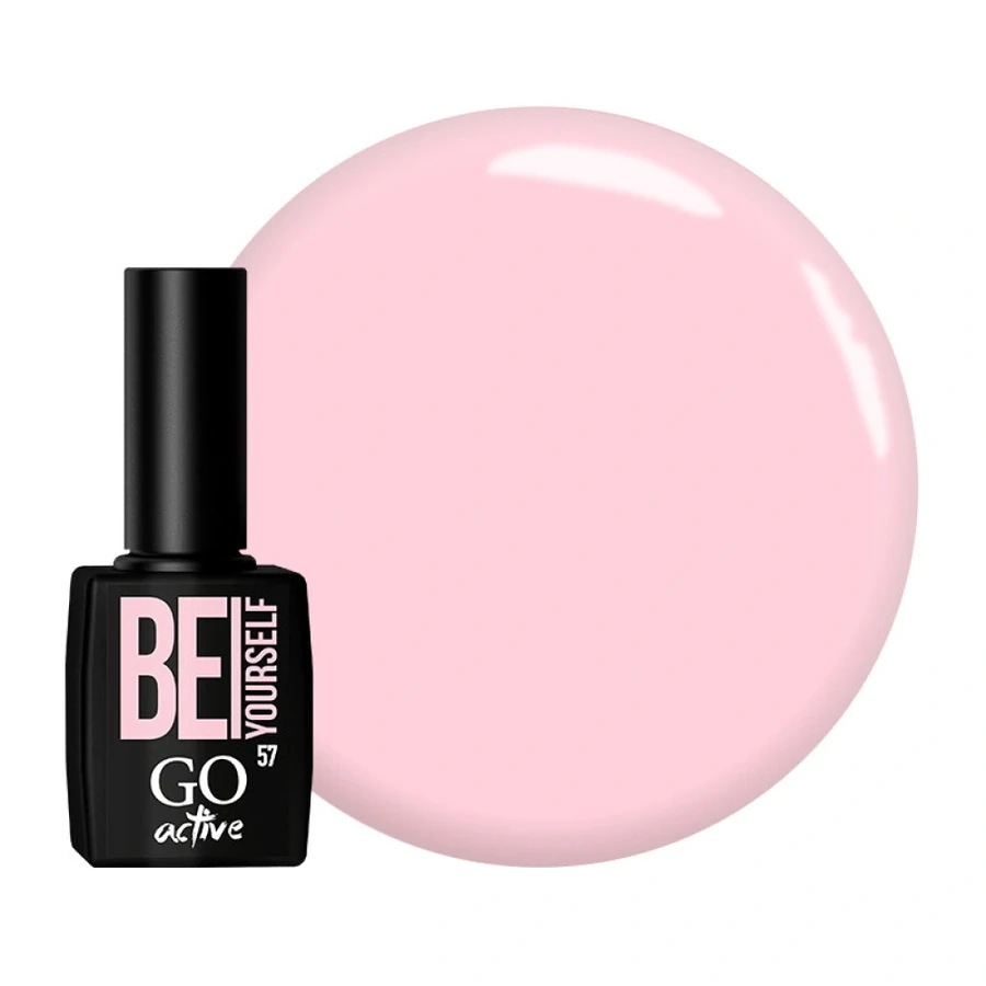Гель-лак GO Active Gel Polish 057 світло-рожевий, емаль 10 мл