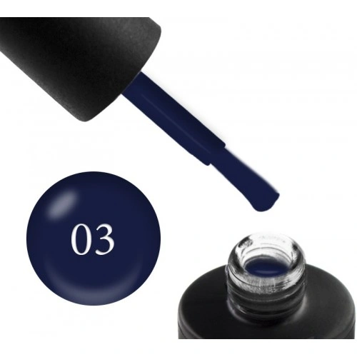 Гель-лак Couture Colour Gel-Polish Limited Edition 03 насичений темно-синій, емаль 9 мл