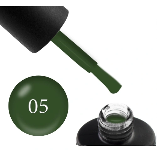 Гель-лак Couture Colour Gel-Polish Limited Edition 05 насичений зелений, емаль 9 мл