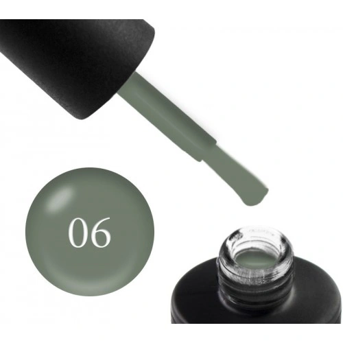 Гель-лак Couture Colour Gel-Polish Limited Edition 06 сірий, емаль 9 мл