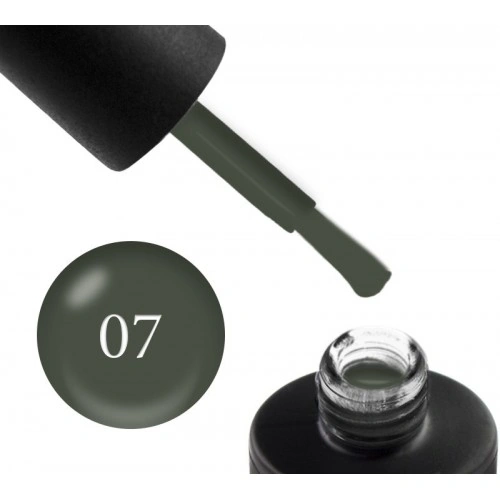 Гель-лак Couture Colour Gel-Polish Limited Edition 07 темно-сірий, емаль 9 мл