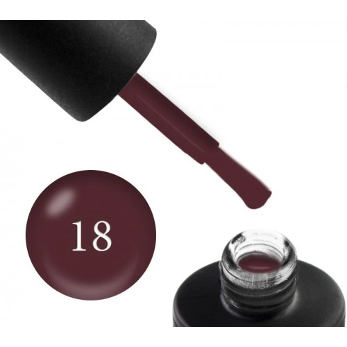 Гель-лак Couture Colour Gel-Polish Limited Edition 18 шоколадно-бордовий, емаль 9 мл