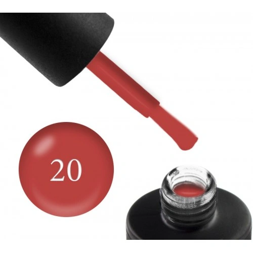 Гель-лак Couture Colour Gel-Polish Limited Edition 20 червоний, емаль 9 мл