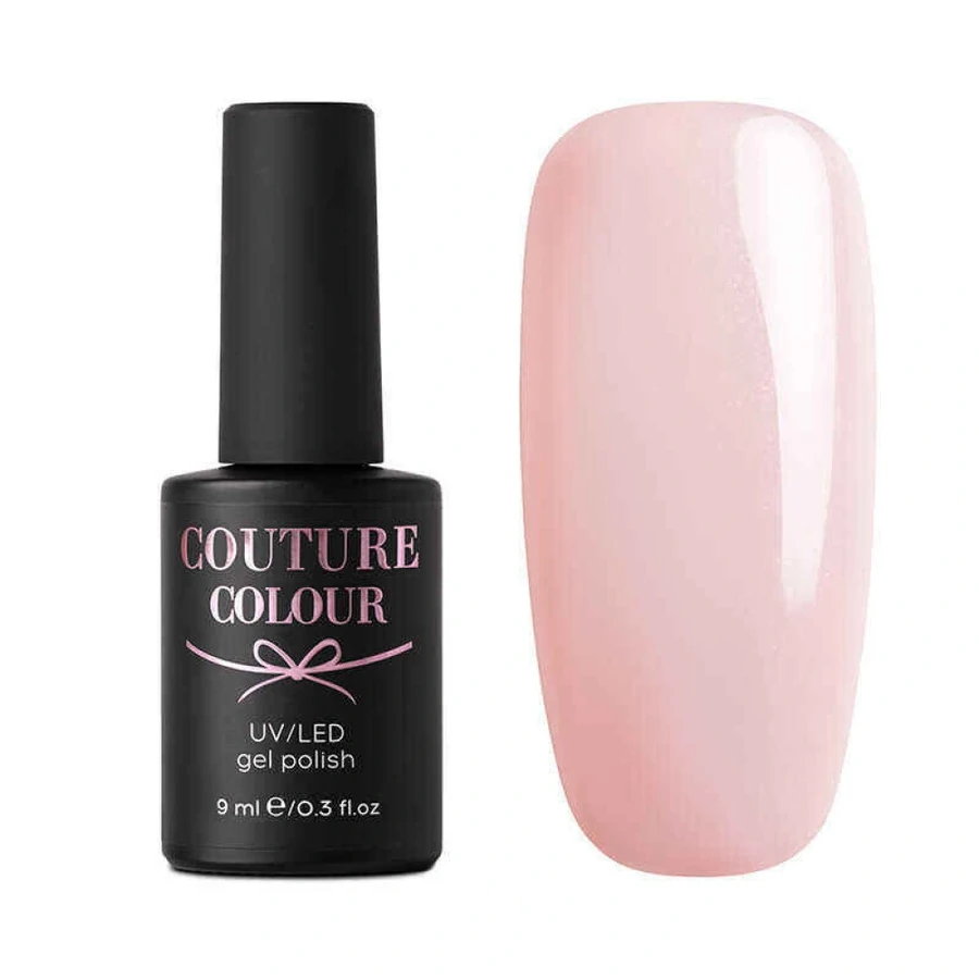 Гель-лак Couture Colour Soft Nude 04 напівпрозорий м&rsquo;який рожевий, з легким шиммером 9 мл