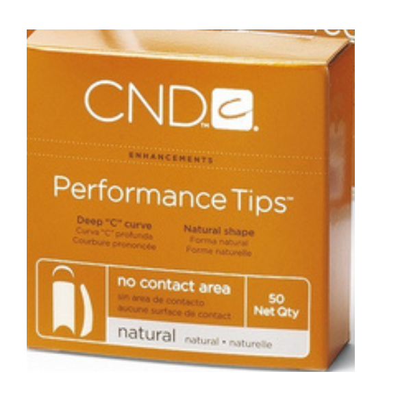 Типси без контактної зони CND Natural Performance Tips №5 №5, вигин C 50 шт