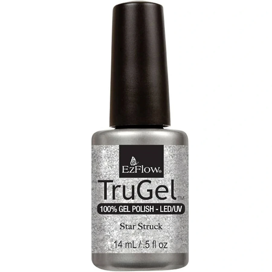 Гель-лак EzFlow TruGel Star Struck сріблясті блискітки 14 мл
