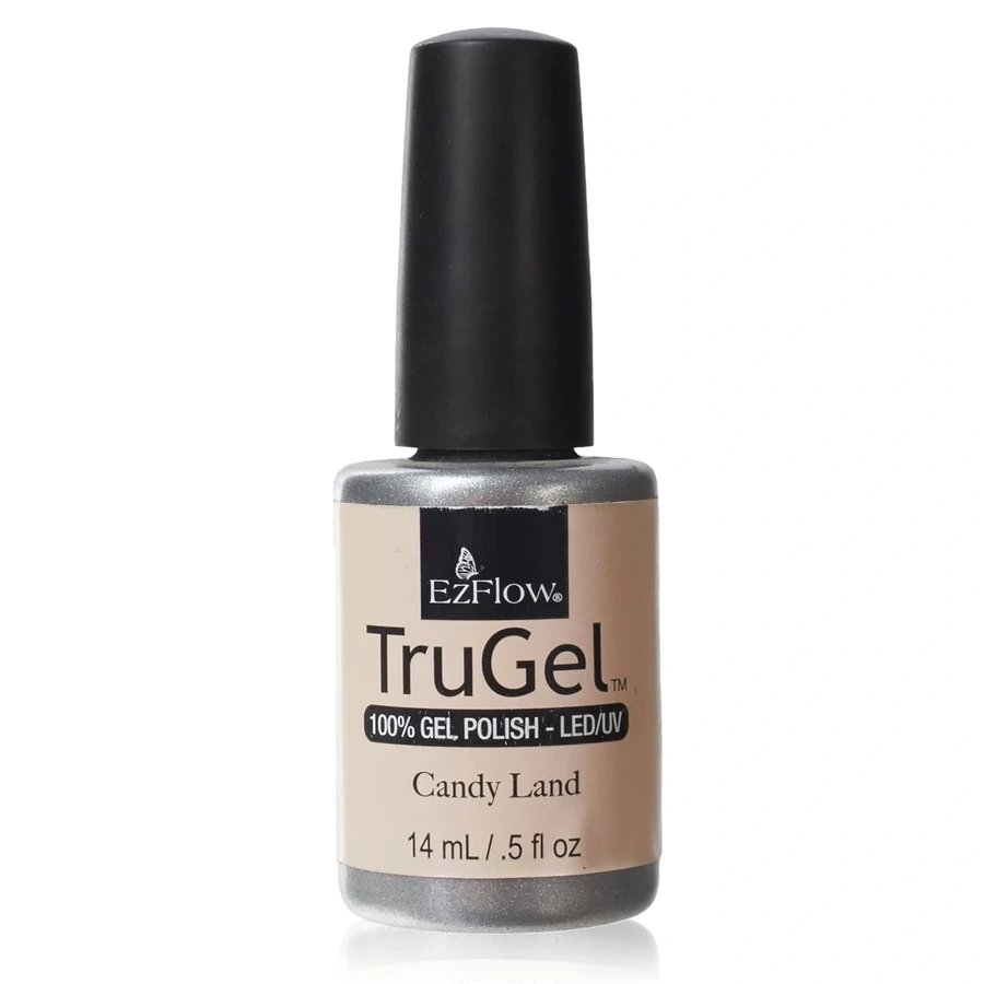 Гель-лак EzFlow TruGel Candy Land молочно-рожевий напівпрозорий з перламутровим відливом 14 мл