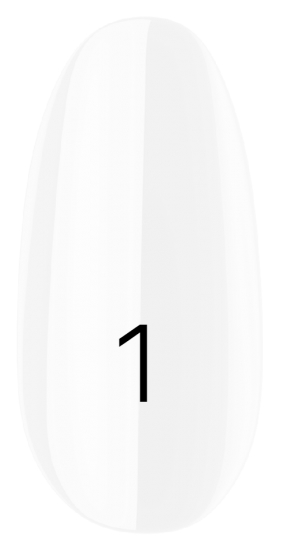 Лак Kodi Nail Polish №001 білий, емаль 15 мл