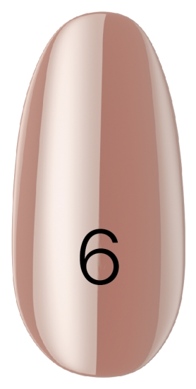 Лак Kodi Nail Polish №006 бежевий, емаль 15 мл