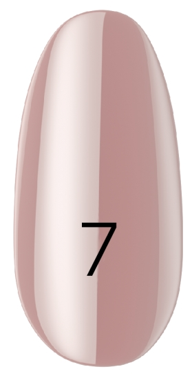 Лак Kodi Nail Polish №007 лилово-бежевий, емаль 15 мл