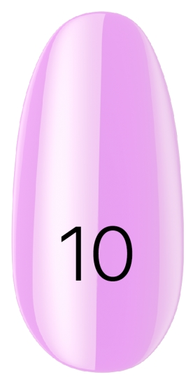 Лак Kodi Nail Polish №010 бузковий, емаль 15 мл