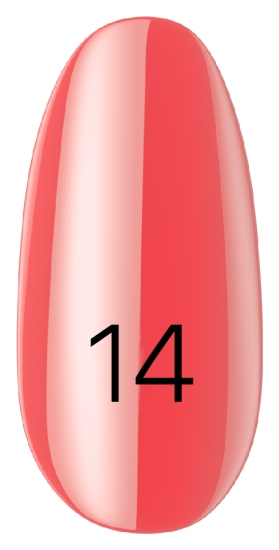Лак Kodi Nail Polish №014 рожево-лавандовий, емаль 15 мл
