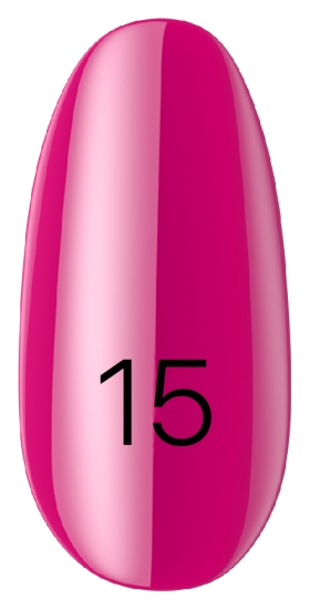 Лак Kodi Nail Polish №015 фіолетова фуксія, емаль 15 мл