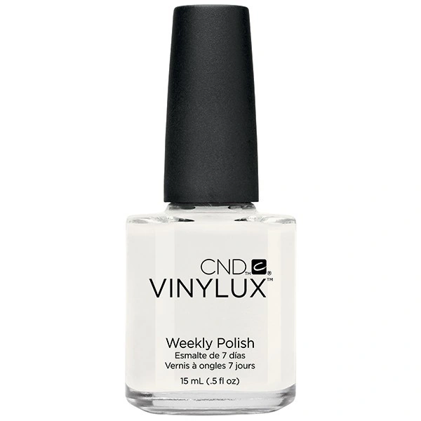 Лак CND VINYLUX 108 Cream Puff яскраво-білий, емаль 15 мл