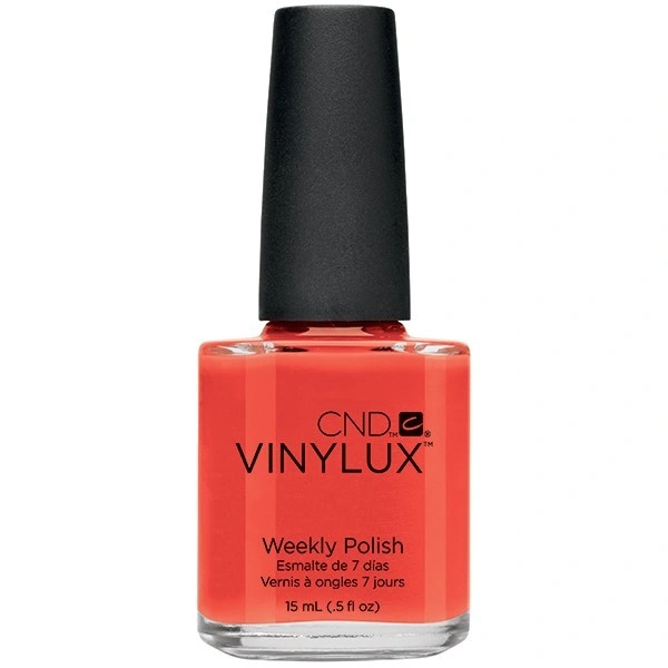 Лак CND VINYLUX 112 Electric Orange помаранчевий, емаль 15 мл