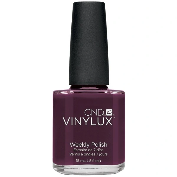 Лак CND VINYLUX 114 Fedora чорний шоколад, емаль 15 мл
