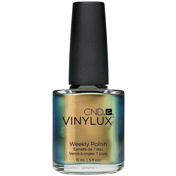 Лак CND VINYLUX 115 Guilded Pleasure бронзовий із легким відтінком зеленого 15 мл