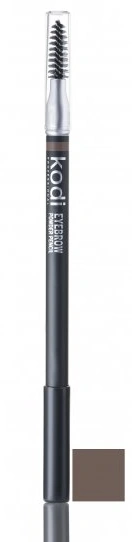 Пудровий олівець для брів зі щіточкою Kodi Powder Eyebrow Pencil With Brush 01PB