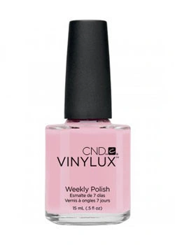 Лак CND VINYLUX 118 Grapefruit Sparkle ніжно-бежево-рожевий із шиммером, напівпрозорий 15 мл