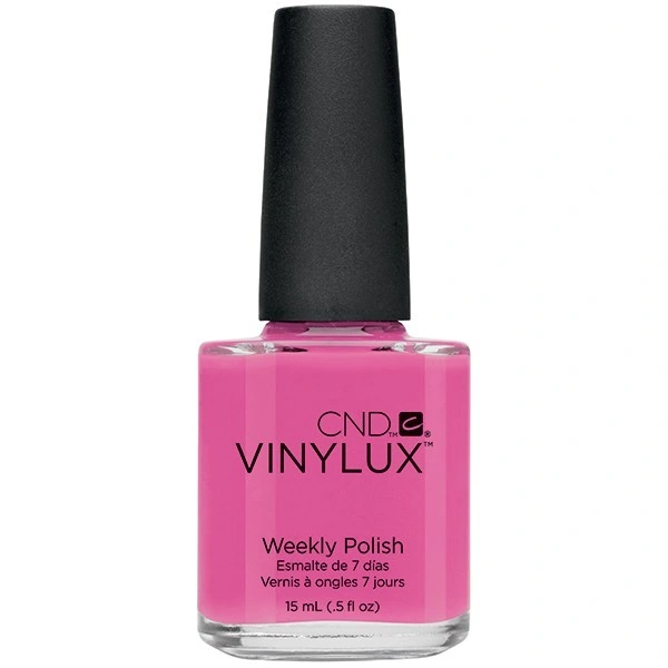 Лак CND VINYLUX 121 Hot Pop Pink фуксія, емаль 15 мл