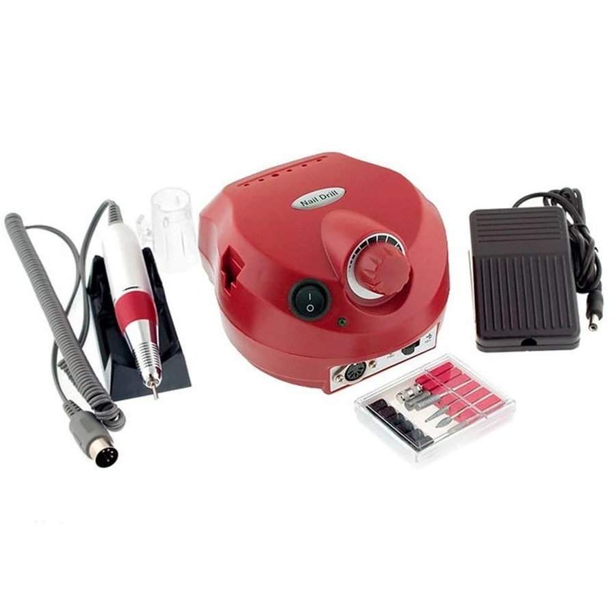 Фрезер для манікюру та педикюру Nail Perfect Nail Drill ZS-601 Red Professional