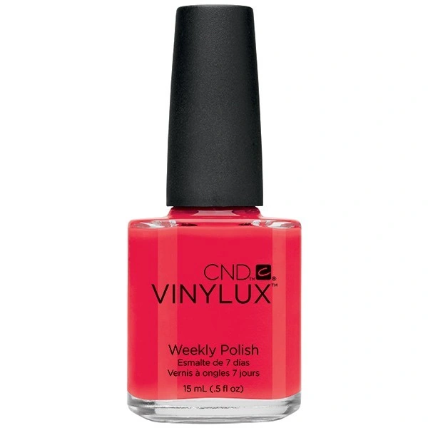 Лак CND VINYLUX 122 Lobster Roll червоно-кораловий, емаль 15 мл