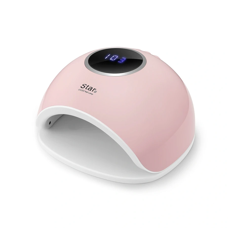 ЛЕД лампа для гелю та гель-лаку SUNUV LED+UV STAR 5 PINK рожева 72W