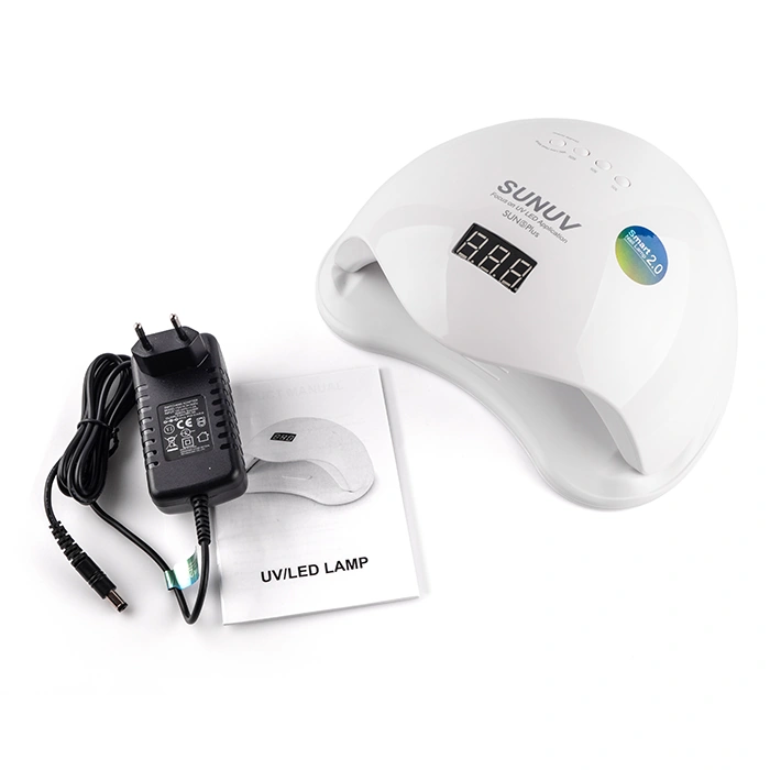 Лампа для полімеризації гель-лаків SUNUV LED+UV SUN 5 PLUS 48W ORIGINAL шеллак