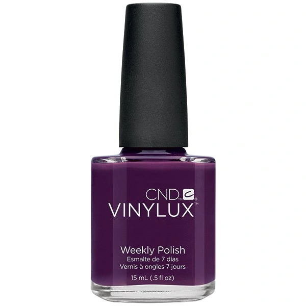 Лак CND VINYLUX 141 Rock Royalty темно-фіолетовий, щільний 15 мл