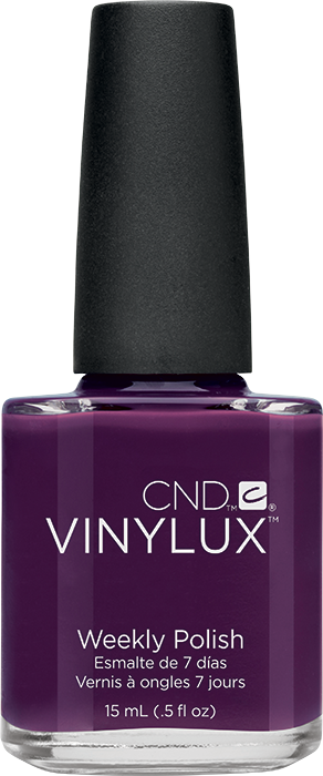 Лак CND VINYLUX 141 Rock Royalty темно-фіолетовий, щільний 15 мл
