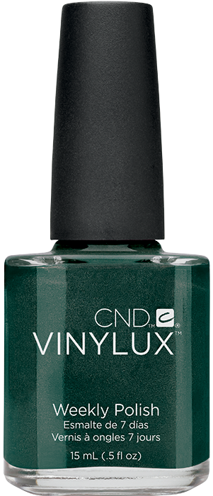 Лак CND VINYLUX 147 Serene Green насичений зелений, мікроблиск 15 мл