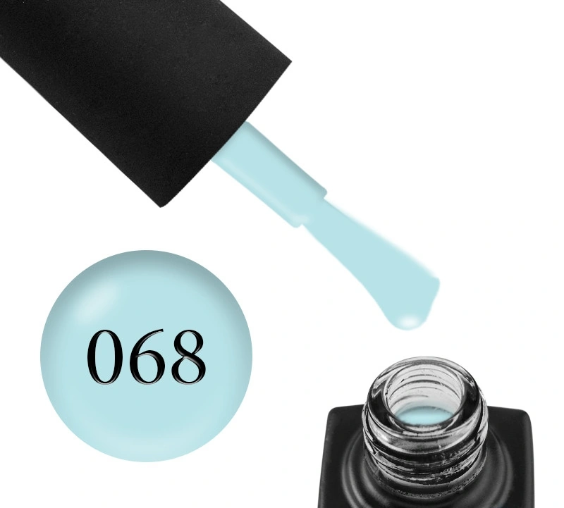 Гель-лак GO Active Gel Polish 68 молочно-блакитний, емаль 10 мл