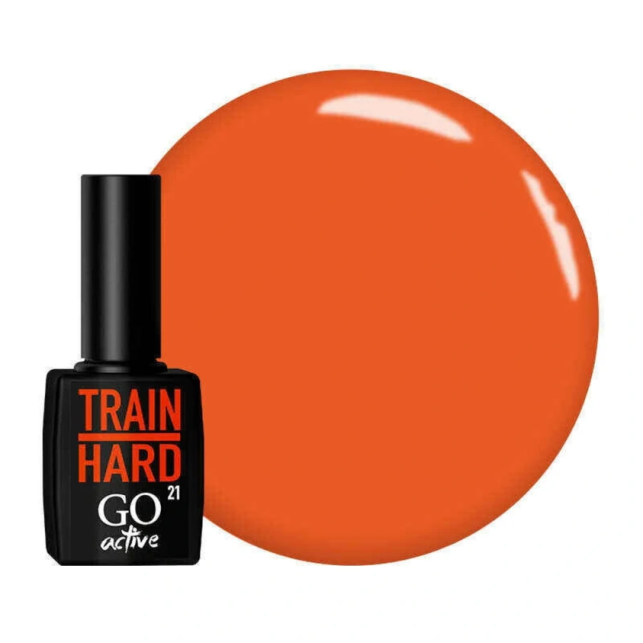 Гель-лак GO Active Gel Polish 021 помаранчево-морквяний, емаль 10 мл