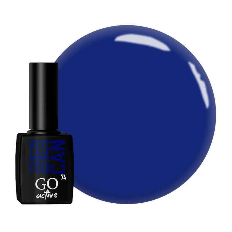 Гель-лак GO Active Gel Polish 074 синій денім, емаль 10 мл