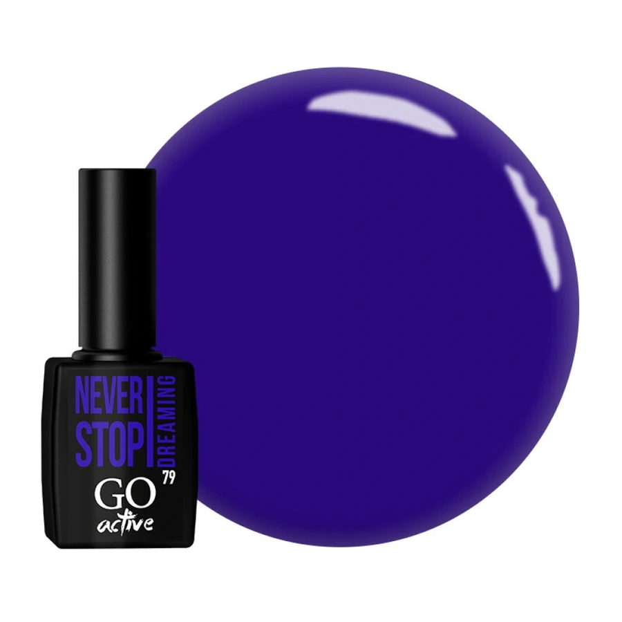 Гель-лак GO Active Gel Polish 079 фіолетовий, емаль 10 мл