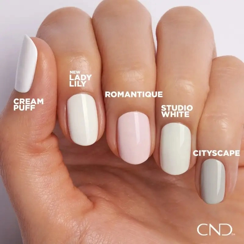Лак CND VINYLUX 151 Studio White молочно-білий, напівпрозорий 15 мл