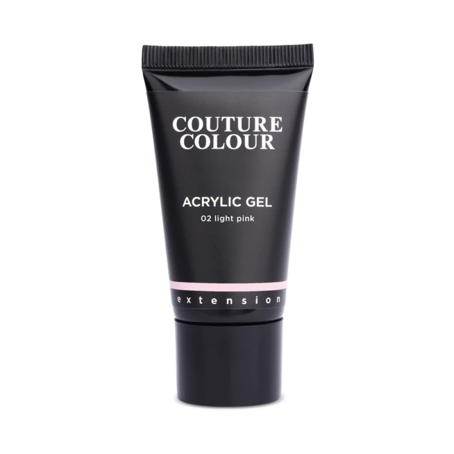 Акрил-гель Couture Colour Acrylic Gel 02 Light Pink блідо-рожевий 30 мл
