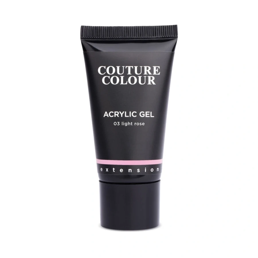 Акрил-гель Couture Colour Acrylic Gel 03 Light Rose світлий рожевий 30 мл