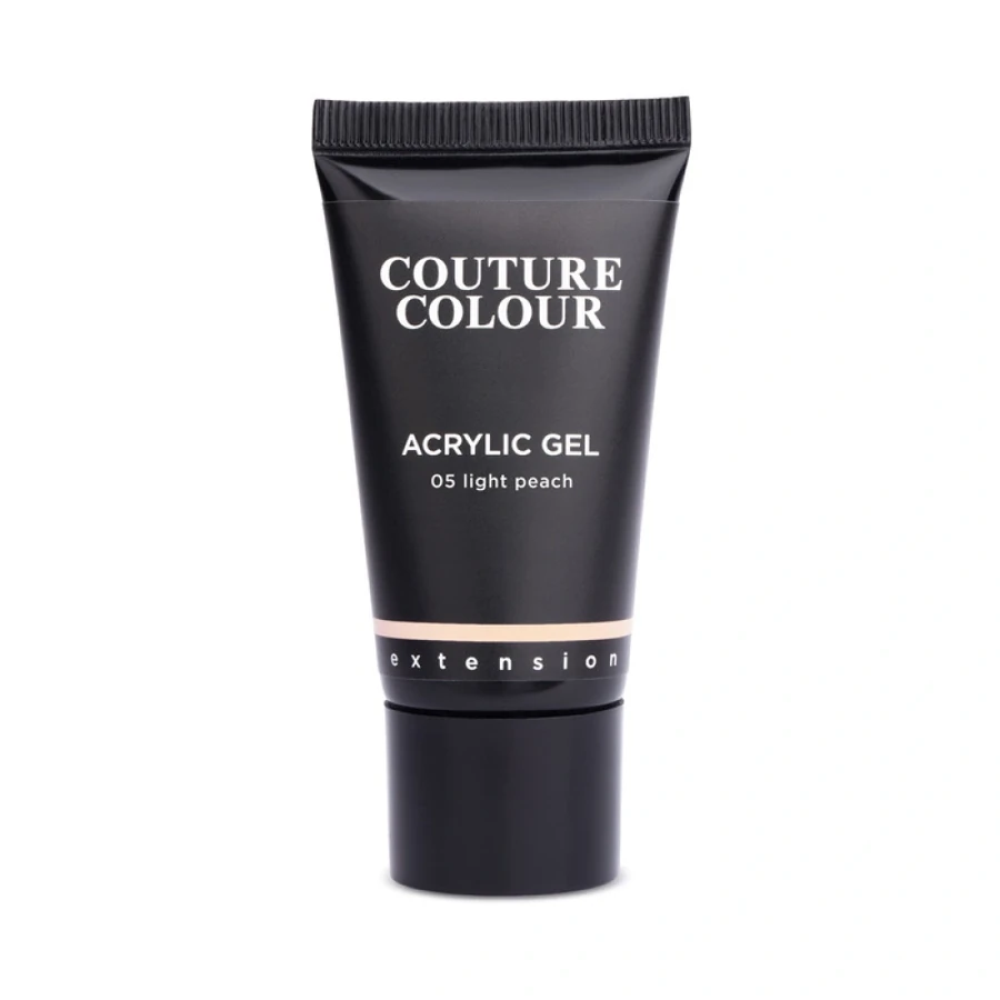 Акрил-гель Couture Colour Acrylic Gel 05 Light Peach світлий персиковий 30 мл