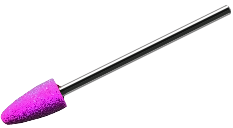 Фреза корундова округлений конус Kodi Corundum Nozzle С206pK середній абразив 10.0 мм