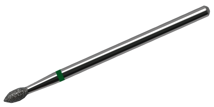 Фреза алмазна Kodi Diamond Nozzle D214cS свічка, грубий абразив, діаметр 0.21