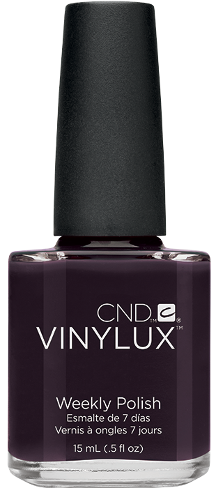 Лак CND VINYLUX 159 Dark Dahlia чорно-баклажановий, емаль 15 мл