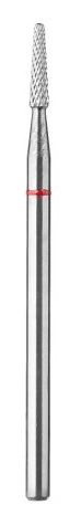 Фреза твердосплавна маленький конус Kodi Carbide Nozzle Н701fk червона, м`який абразив 2.0 мм