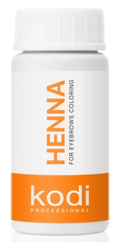 Хна для фарбування брів Kodi Henna for Eyebrows Coloring Dark Chocolate 5 гр колір темний шоколад