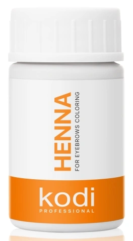 Хна для фарбування брів Kodi Henna for Eyebrows Coloring Foxy 10 гр червоно-коричнева