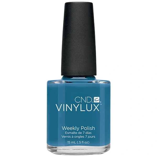 Лак CND VINYLUX 162 Blue Rapture синій, щільний, емаль 15 мл