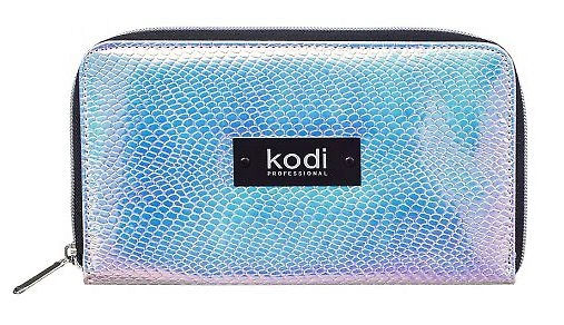 Чохол для пензлів на блискавці №2 Kodi Case for Brushes №2 сріблясто-блакитний