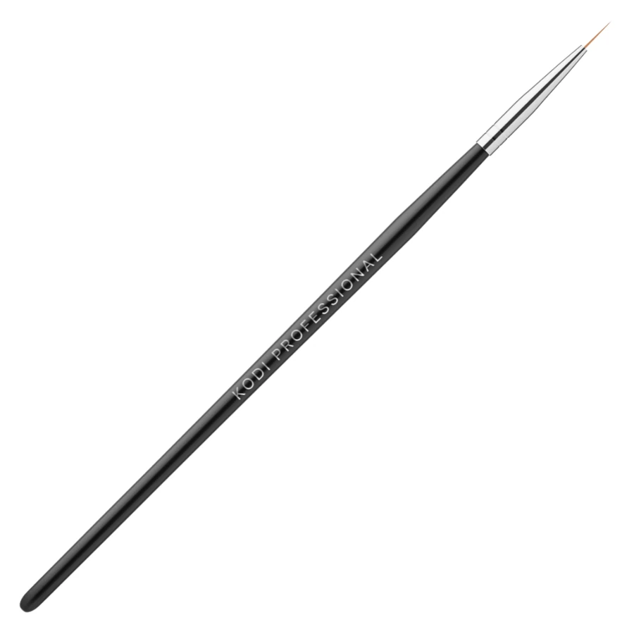 Пензель для розпису нігтів Kodi Brush for Painting №0 нейлон, дерев`яна чорна ручка