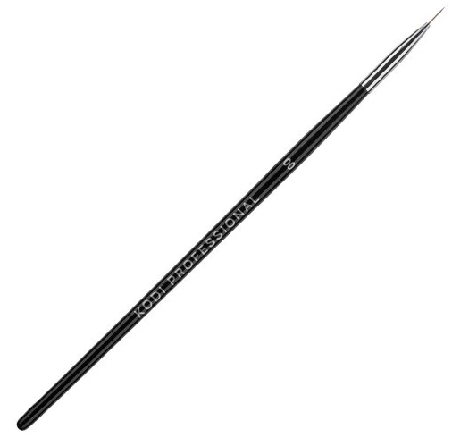 Пензель для розпису нігтів у тубусі №00 Kodi Brush for Painting Nails in Tube №00 нейлон, ручка: акрил